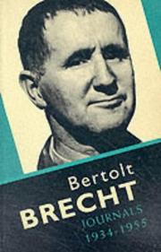 Bertolt Brecht journals