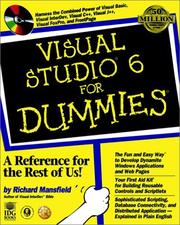 Cover of: Visual Studio 6 for Dummies