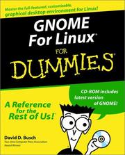 Cover of: GNOME for Linux for Dummies
