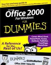 Cover of: Office 2000 Value Kit