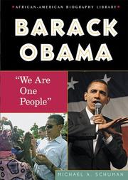 Cover of: Barack Obama: We Are One People (African-American Biography Library)