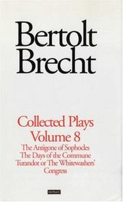 Bertolt Brecht collected plays. Vol. 8