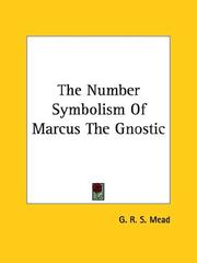 Cover of: The Number Symbolism of Marcus the Gnostic
