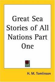 Cover of: Great Sea Stories of All Nations by H. M. Tomlinson