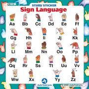 Cover of: Sign Language Study Stickers | School Specialty Publishing