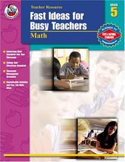 Cover of: Fast Ideas for Busy Teachers: Math, Grade 5