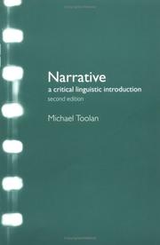 Cover of: Narrative: a critical linguistic introduction