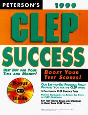 Cover of: Peterson's Clep Success