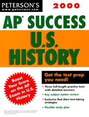 Cover of: AP Success 2000 : U.S. History
