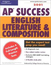 Cover of: Peterson's 2001 Ap Success English Literature and Composition (Ap Success : English Literature and Composition, 2001)
