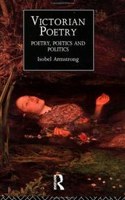 Victorian poetry : poetry, poetics and politics