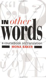 In other words by Mona Baker