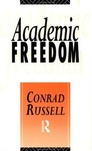 Cover of: Academic freedom