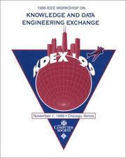 Cover of: Proceedings 1999 Workshop on Knowledge and Data Engineerig Exchange (Kdex '99): November 7, 1999 Chicago, Illinois