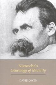 Cover of: Nietzsche's Genealogy of Morality