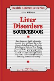 Cover of: Liver Disorders Sourcebook
