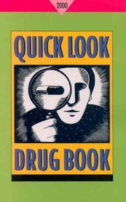 Cover of: Quick Look Drug Book, 2000