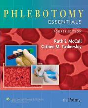 Cover of: Phlebotomy Essentials by Ruth E. McCall, Cathee M Tankersley