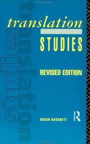 Cover of: Translation studies