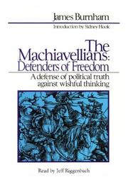 The Machiavellians by James Burnham