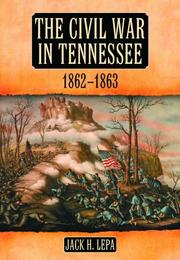 Cover of: The Civil War in Tennessee, 1862-1863