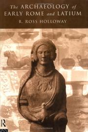 The archaeology of early Rome and Latium by R. Ross Holloway