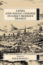 Cities and social change in early modern France