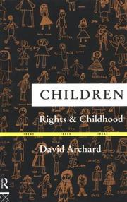 Children : rights and childhood