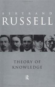 Theory of knowledge : the 1913 manuscript