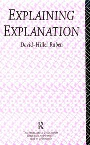 Explaining Explanation