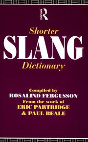 Shorter slang dictionary