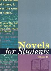 Cover of: Novels for Students: Presenting Analysis, Context, and Criticism on Commonly Studied Novels (Novels for Students)
