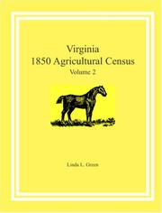 Cover of: Virginia 1850 Agricultural Census