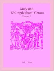 Cover of: Maryland 1860 Agricultural Census