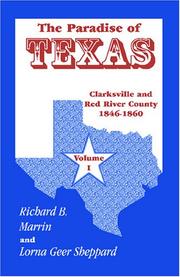 Cover of: The Paradise of Texas: Clarksville and Red River County, 1846-1860