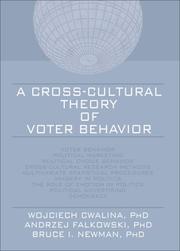 Cover of: A Cross-cultural Theory of Voter Behavior