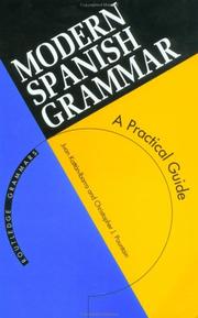 Cover of: Modern Spanish grammar: a practical guide