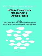 Biology, ecology, and management of aquatic plants : proceedings of the 10th International Symposium on Aquatic Weeds, European Weed Research Society