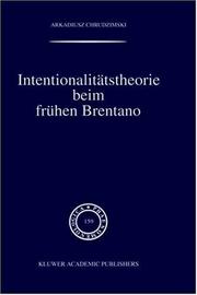 Intentionalitätstheorie beim frühen Brentano