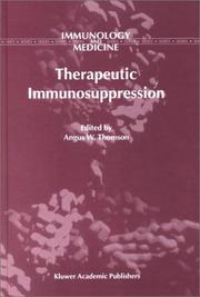 Therapeutic immunosuppression