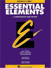 Cover of: Essential Elements Book 1 - Baritone B.C.