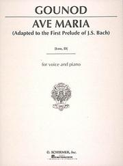 Cover of: Ave Maria by Johann Sebastian Bach and Charles Gounod