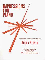 Cover of: Andre Previn: Impressions for Piano