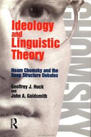 Ideology and linguistic theory by Geoffrey J. Huck