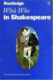 Routledge who's who in Shakespeare