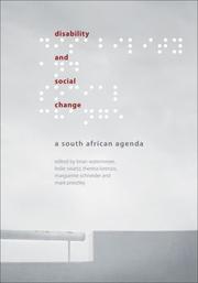 Disability and social change : a South African agenda