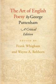 Cover of: The Art of English Poesy