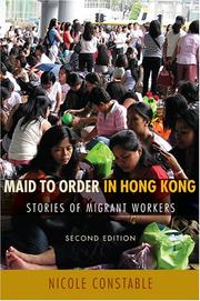 Cover of: Maid to Order in Hong Kong by Nicole Constable