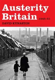Cover of: Austerity Britain, 1945-1951
