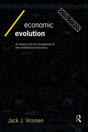 Cover of: Economic Evolution by Jack Vrommen